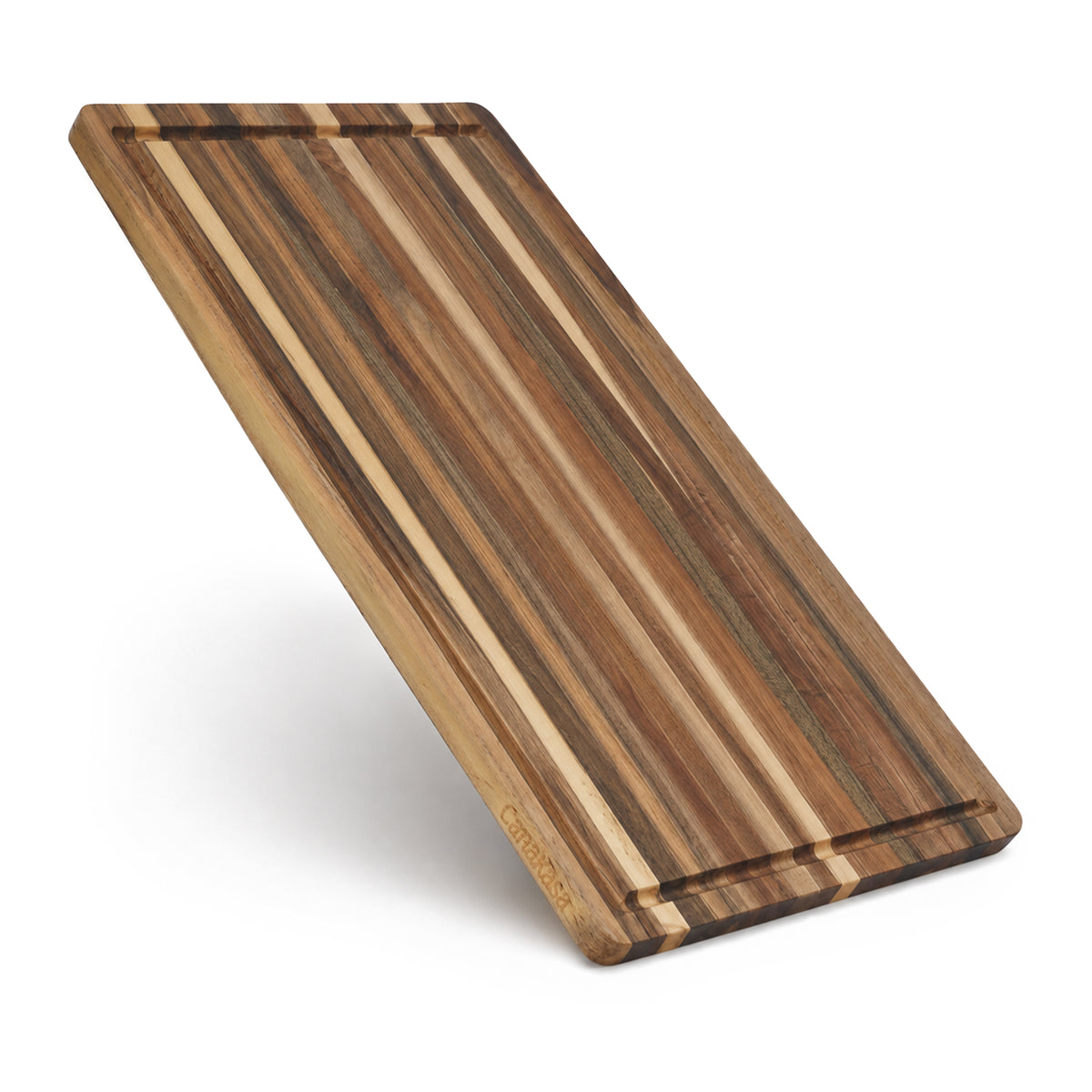 Edge Grain Acacia Wood Cutting Board (L - 18 x 14 x 0.6 in)