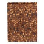 Extra large end grain teak wood butcher block 24 x 18 x 1.5 inches