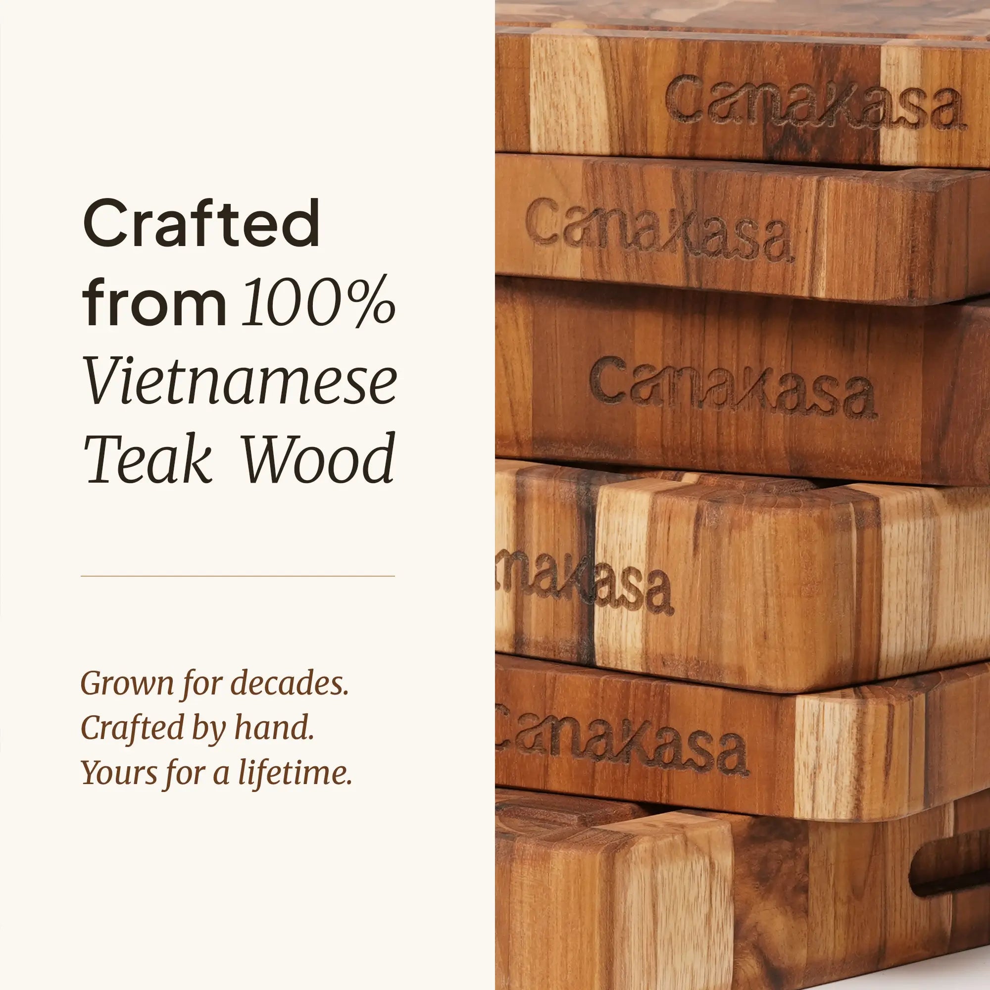 14 inch teak cutting board for vegetables fruit meat and bread